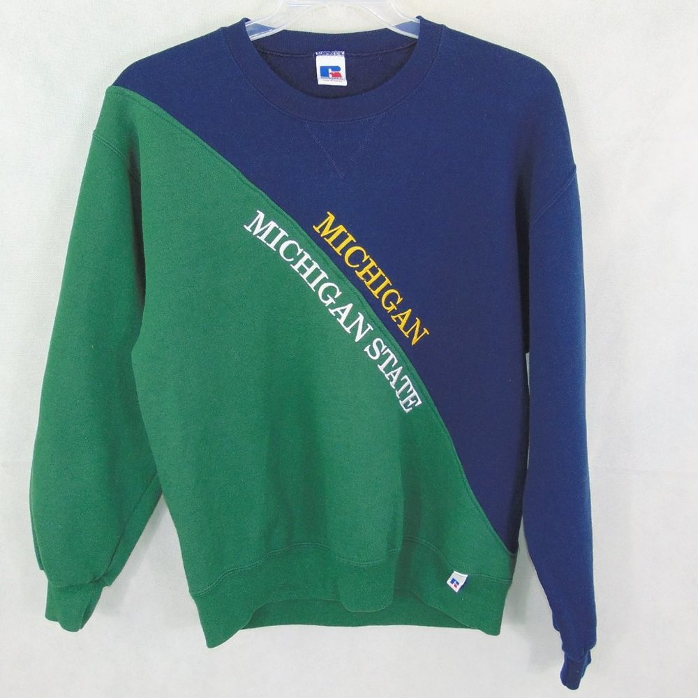 Vintage rare Michigan crewneck Sweatshirt. Size L, Great for fans of both teams